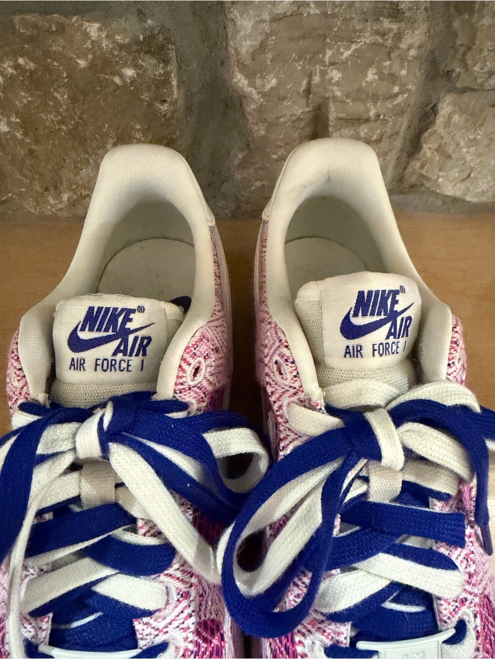 Nike Air Force 1 Low “Woven Together” Sneakers size 7 - Picture 5 of 14